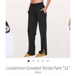 Lululemon greatest stride pants black size 4